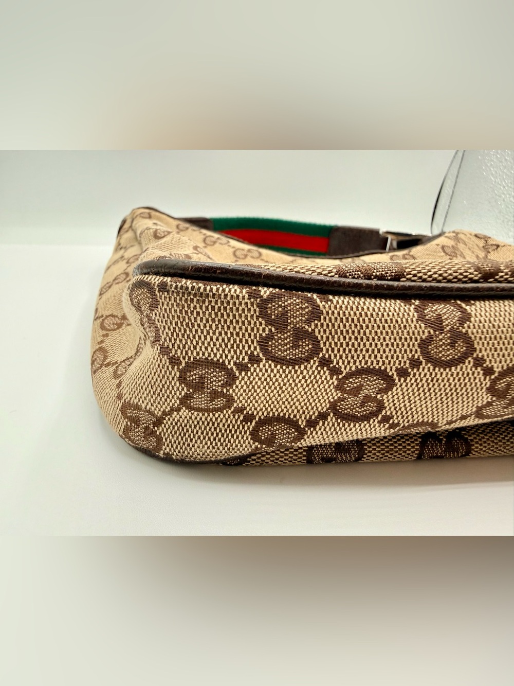 Gucci GG Sherry Line canvas mini hobo shoulder bag - Picture 4 of 12